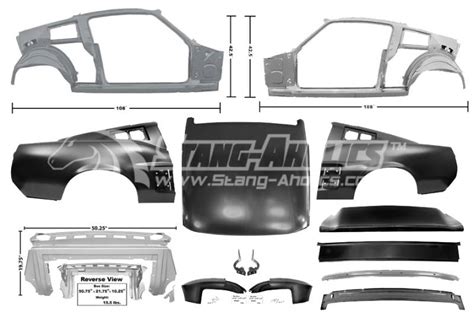 1967 mustang sheet metal replacement|1967 mustang fastback kit.